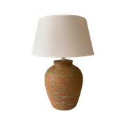 Vintage Keramiek Tafellamp Terracotta H56Cm