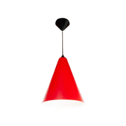 Vintage Hanglamp Grote Kegelvorm Metaal 29 X 39 Cm
