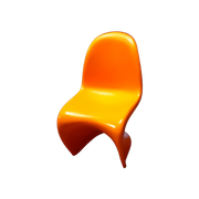 Eetkamerstoel - Vitra Panton Design Stijl - Oranje