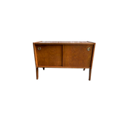 Teak Mid Century Kleine Low-Board / Tv Meubel