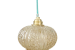 Vintage Hanglampje Beige Glas Jellyfish