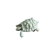 Vintage Messing Schildpad Dier Koper Geel Koper