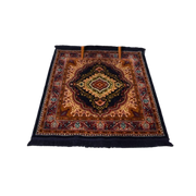 Vintage Tapijt Vloerkleed Retro 110 Cm X 127 Cm