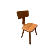 Vintage Houten Kinderstoel Jaren 60
