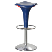 Rexite Zanzibar Barkruk, Donkerblauw, Hoogte Instelbaar, Draaibaar