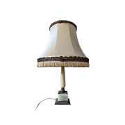 Art Deco Stijl Tafellamp Met Marmeren Voet