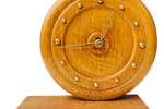Jacob Palmtag Tafelklok Hout Artdeco