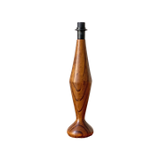 Mid Century Vintage Houten Tafellamp / Lampenvoet - Teak - Palissander