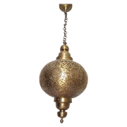 Oosterse Hanglamp Messing Marokkaans Handgemaakt