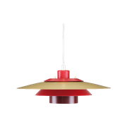Zeer Bijzondere Nordic Design Plafondlamp Van Design Light - Model Comet *** Denemarken 1970