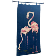 Vintage Wandkleed Flamingo