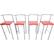 4 X Vintage Kartell Kruk Hi-Glob Barkruk Philippe Starck '90