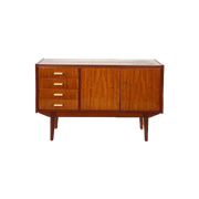 Vintage Gepolierd Sideboard Dressoir