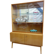 Jitona Blond Wood Showcase Cabinet1960S By Bohumil Landsman