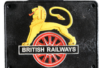 British Railways, Heavy Cast Iron Advertising Sign
