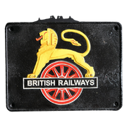 British Railways, Heavy Cast Iron Advertising Sign