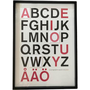 Alfabet In Lijst Van Designer Anna Larsson Voor Ikea