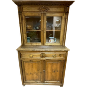 Prachtige Oude Vintage Brocante Boho Houten Buffetkast