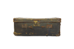 Vintage Oude Leren Koffer | Hutkoffer