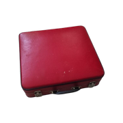 Vintage Koffer Stewardessenkoffer Rood