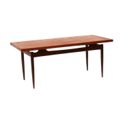 Grote Vintage Deens Design Salontafel Gemaakt In De Jaren '60