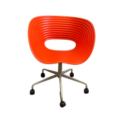 Ron Arad - Vitra - Swivel Chair / Office Chair - Model Tom Vac - Orange Seat