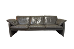 Vintage Leren Leolux Sofa Bankstel Bank, 3 Zit