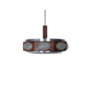 Grote Vintage Space-Age Ufo Hanglamp Diameter 46 Cm