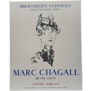 Bibliothèque Nationale – Oeuvre Gravé – 1970 | Chagall