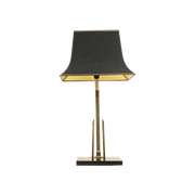 Grote Tafellamp Lamp Xl Mid Century Modern Goudkleurig Metaal 85Cm