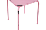 Retro Roze Metalen Krukje