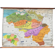 Schoolkaart - België Geografisch