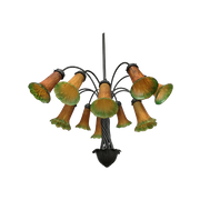 Hanglamp Met 10 Glaspasta Kelken