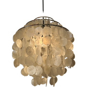 Capiz Schelpen Hanglamp Vintage Schelp Lamp