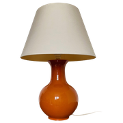 Vintage Oranje Keramische Lamp