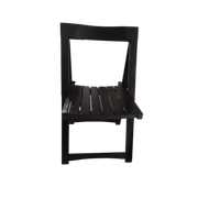 Vintage Folding Chair Aldo Jacober Donkerbruin 2X