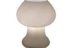 Vintage Mushroom Lampje Lamp Bedlampje Wit Opaalglas