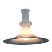 Opaal Glazen Hanglamp Ontworpen Door Michael Bang Voor Holmegaard, Model Etude - Denemarken 1980