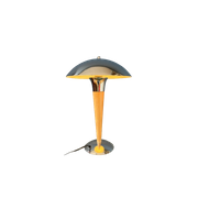Halverwege De Eeuw Massieve Chroompaddenstoeltafellamp