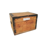 Antieke Stijfsel Kist