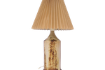 Keramieken Tafellamp Plissé Kap