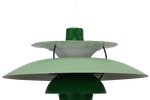 Het Echte Deense Spul - Ph5 Hanger - Volledig Gerestaureerd In Groene Kleuren - Louis Poulsen - P