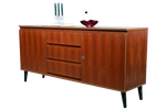 Vintage Sideboard Walnoot, Gerenoveerd Jaren 60 Dressoir