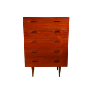 Vintage Midcentury Ladenkastje Teak Jaren 60