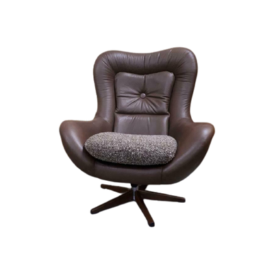 Vintage Draaifauteuil Retro Draaistoel Deense Fauteuil S Fauteuil