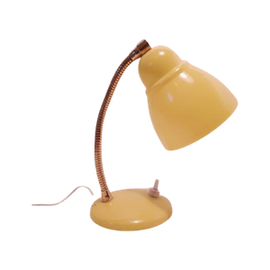 50'S Originals Vintage Lampje Geel Bureaulampje Burolamp