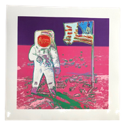 Andy Warhol   'Moonwalk'   |   Neil Armstrong  |  Pink Edition