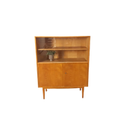 Vintage Fineer Design Vitrinekast Hellerau