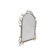 Vintage Geslepen Spiegel In Aluminium Frame