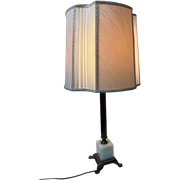 -Vintage Tafellamp / Lampadaire Met Marmer Accent
